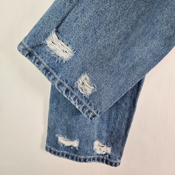 Kancan Ashland High Rise 90s Boyfriend Distressed Jean 9/28 KC7860M - Picture 5 of 9